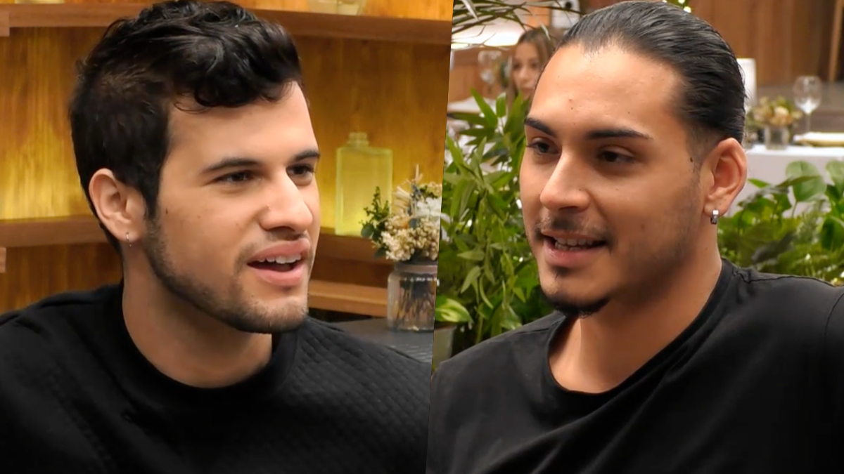Sebastián y Antonio José en ’First Dates’. Sebastián y Antonio José en ’First Dates’.