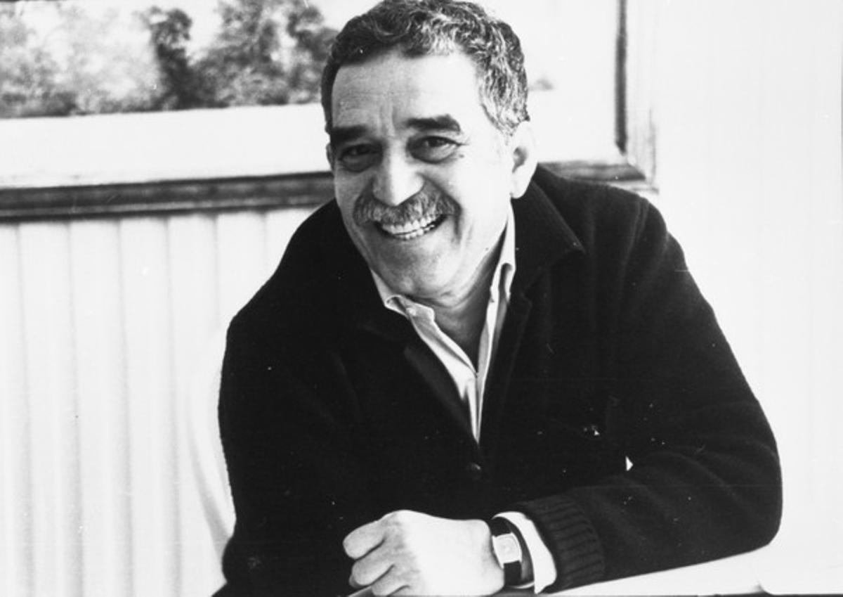 Gabriel García Márquez en 1987, en la celebración del 20º aniversario de ’Cien años de soledad’.
