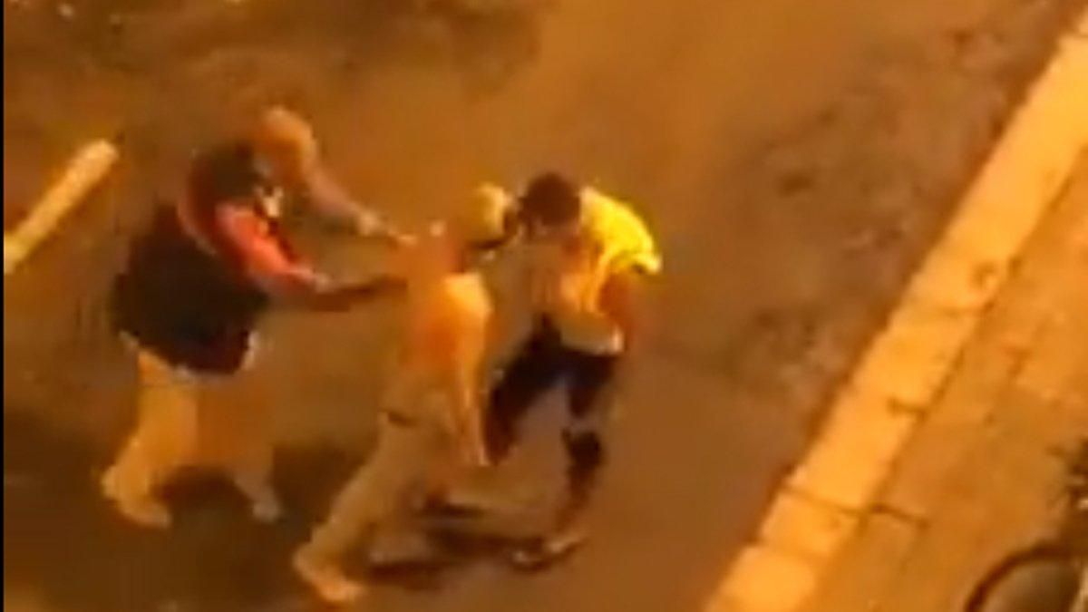 Albiol difon el vídeo d'una baralla al barri de la Salut de Badalona Albiol difon el vídeo d'una baralla al barri de la Salut de Badalona