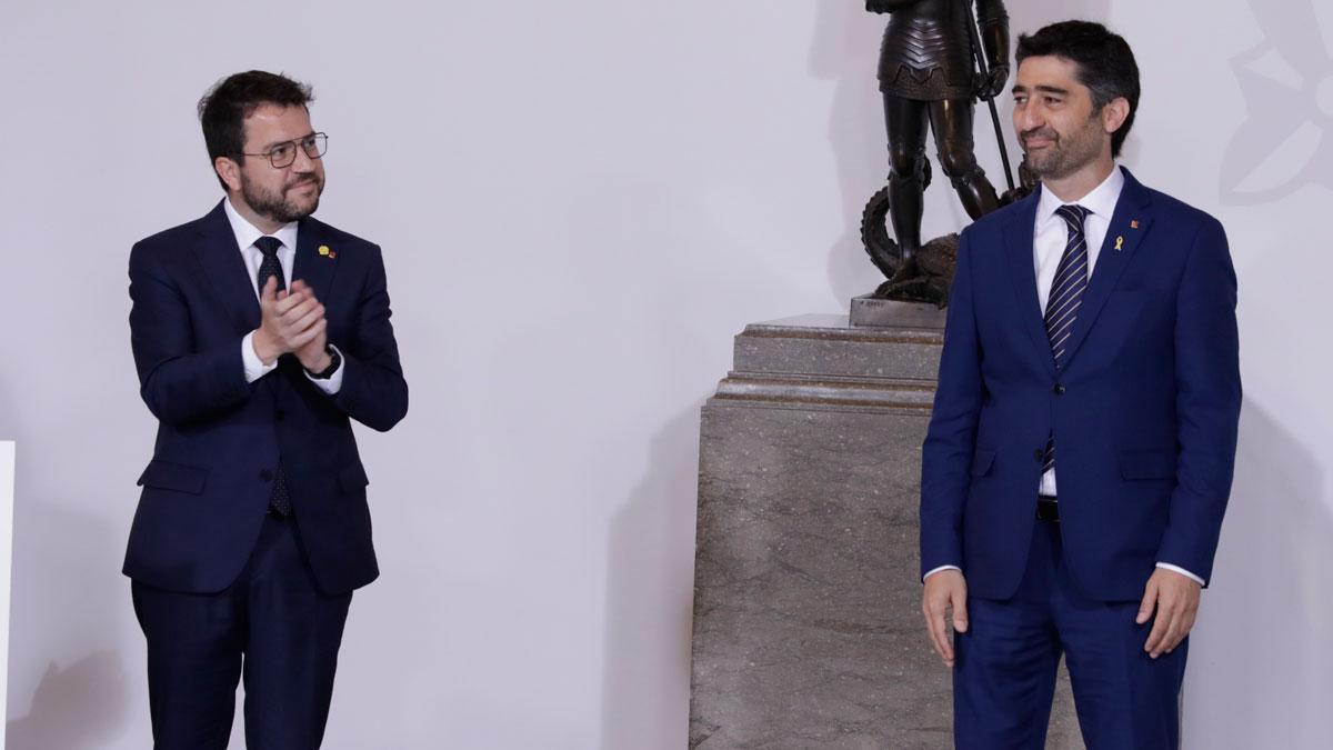 Puigneró advirtió a Aragonès de que Junts no volverá a hacerlo ‘president’