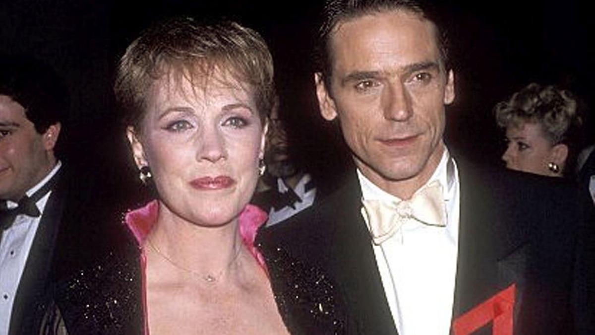 Jeremy Irons con Julie Andrews