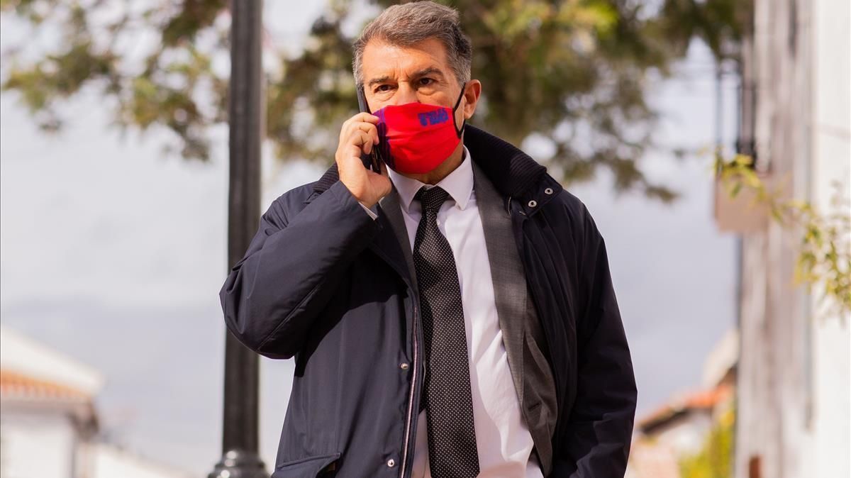 El expresidente azulgrana Joan Laporta. El expresidente azulgrana Joan Laporta.