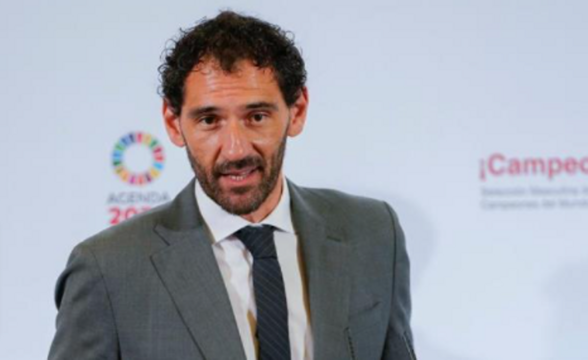 Jorge Garbajosa, en una imagen reciente en la sede de la Federación Jorge Garbajosa, en una imagen reciente en la sede de la Federación