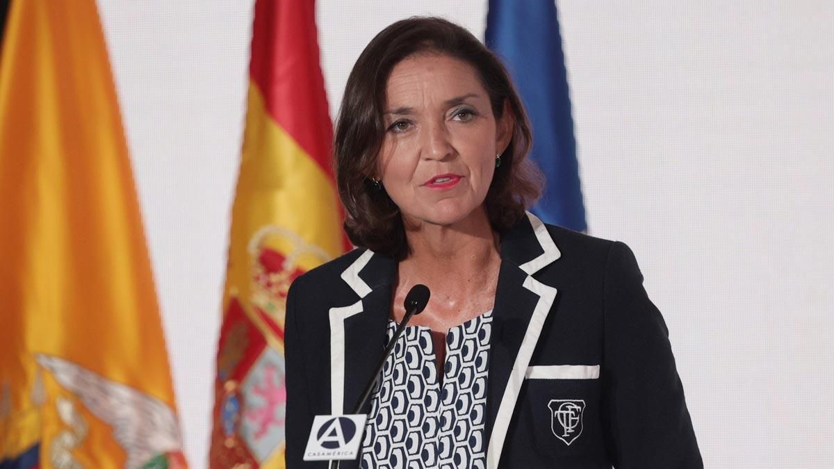 La ministra Reyes Maroto. La ministra Reyes Maroto.