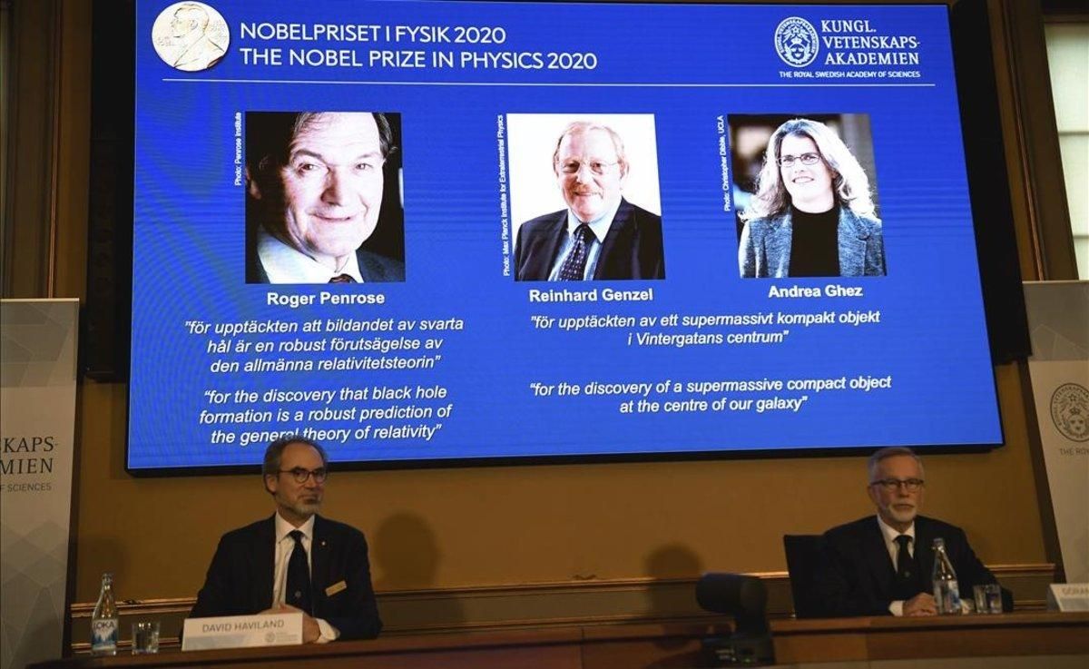 Penrose, Genzel y Ghezdel ganan el Nobel de Física 2020 Penrose, Genzel y Ghezdel ganan el Nobel de Física 2020