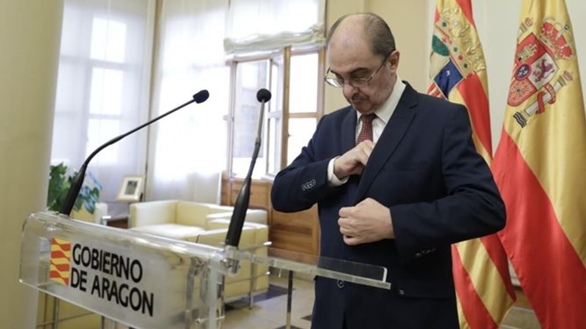 El presidente de Aragón, Javier Lambán, anuncia que padece cáncer de colon. El presidente de Aragón, Javier Lambán, anuncia que padece cáncer de colon.
