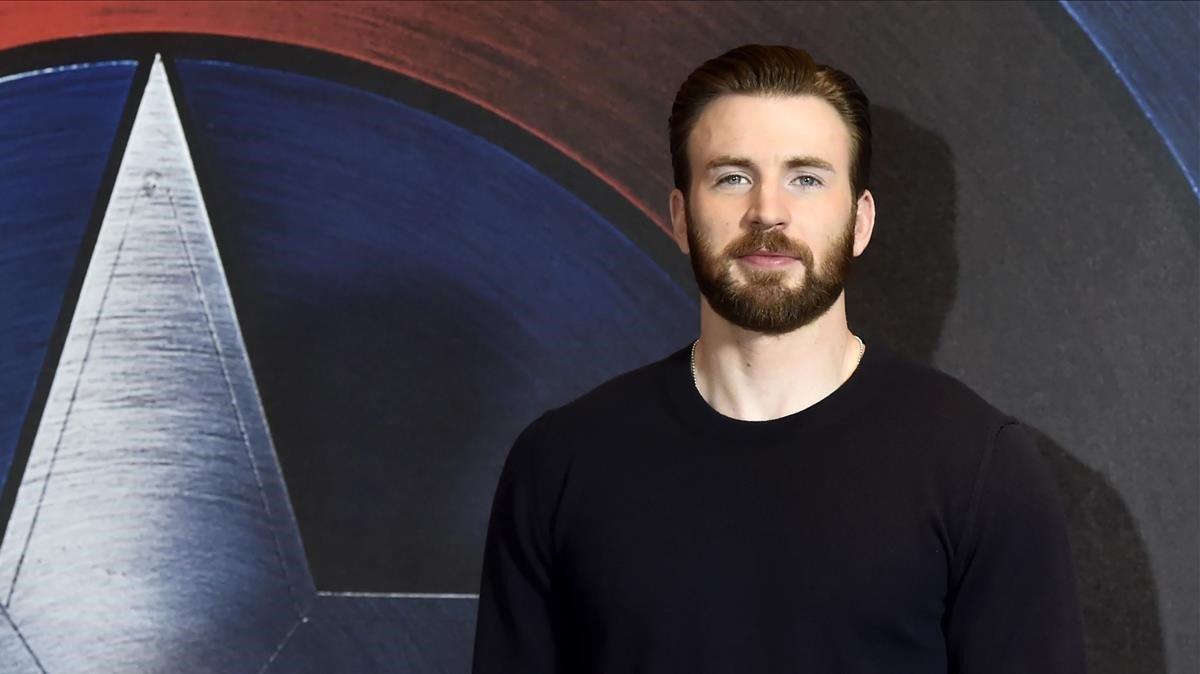 El actor Chris Evans, El actor Chris Evans,