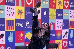 Chanel, tras ser elegida representante de España en Eurovisión.
