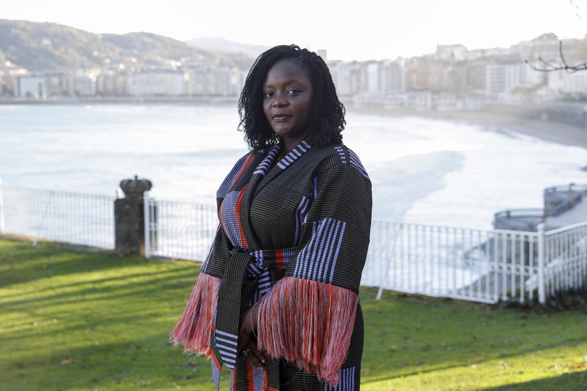 La chef de Sierra Leona Fatmata Binta, ganadora del Basque Culinary World Prize 2022, el galardón que otorga el Gobierno Vasco y el Basque Culinary Center para reconocer la labor de cocineros con iniciativas transformadoras de la sociedad.