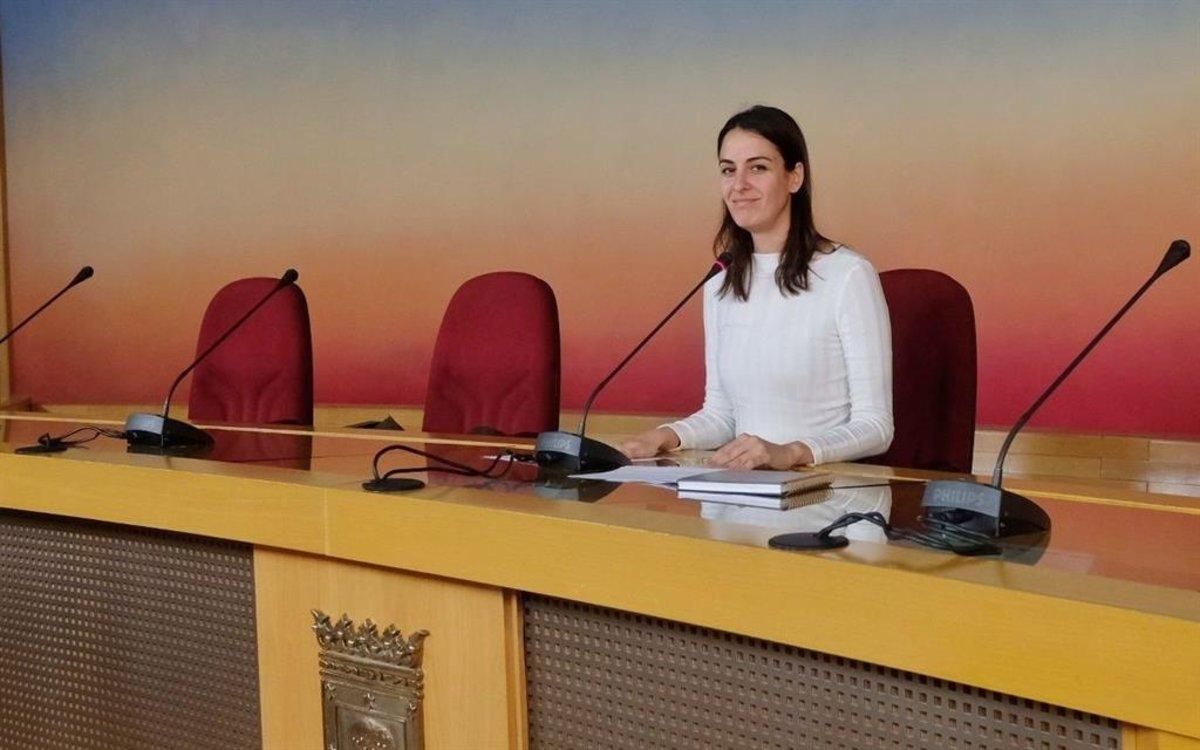 La portavoz de Más Madrid en el Ayuntamiento, Rita Maestre, durante una rueda de prensa. La portavoz de Más Madrid en el Ayuntamiento, Rita Maestre, durante una rueda de prensa.