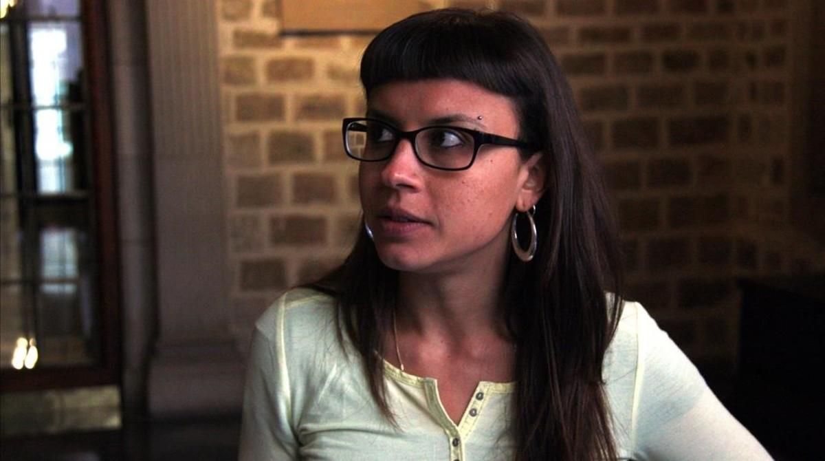 La concejala de la CUP Maria Rovira. La concejala de la CUP Maria Rovira.