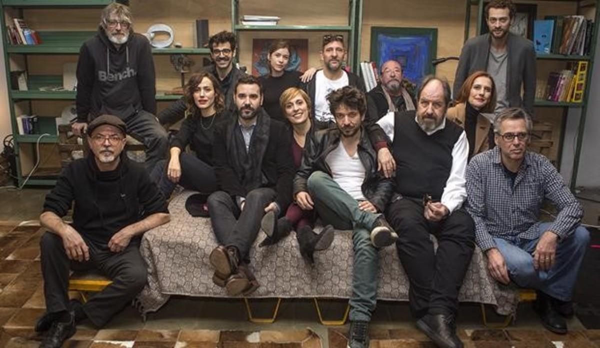 El equipo de la segunda temporada de ’Nit i dia’, la serie de TV-3.