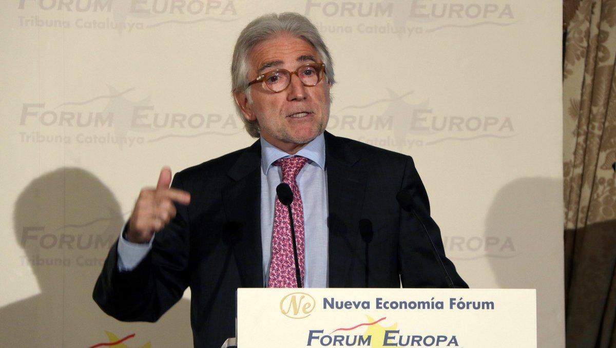 El candidato a presidir Foment Nacional del Treball Josep Sánchez Llibre.