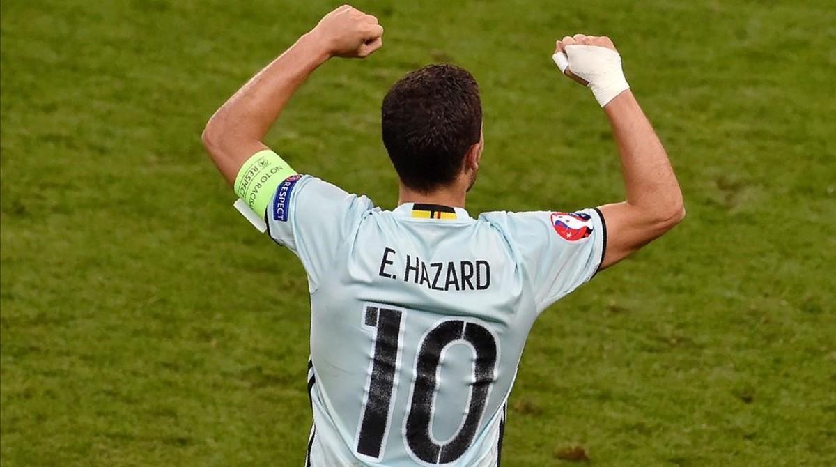 Hazard dirigeix un brillant triomf de Bèlgica