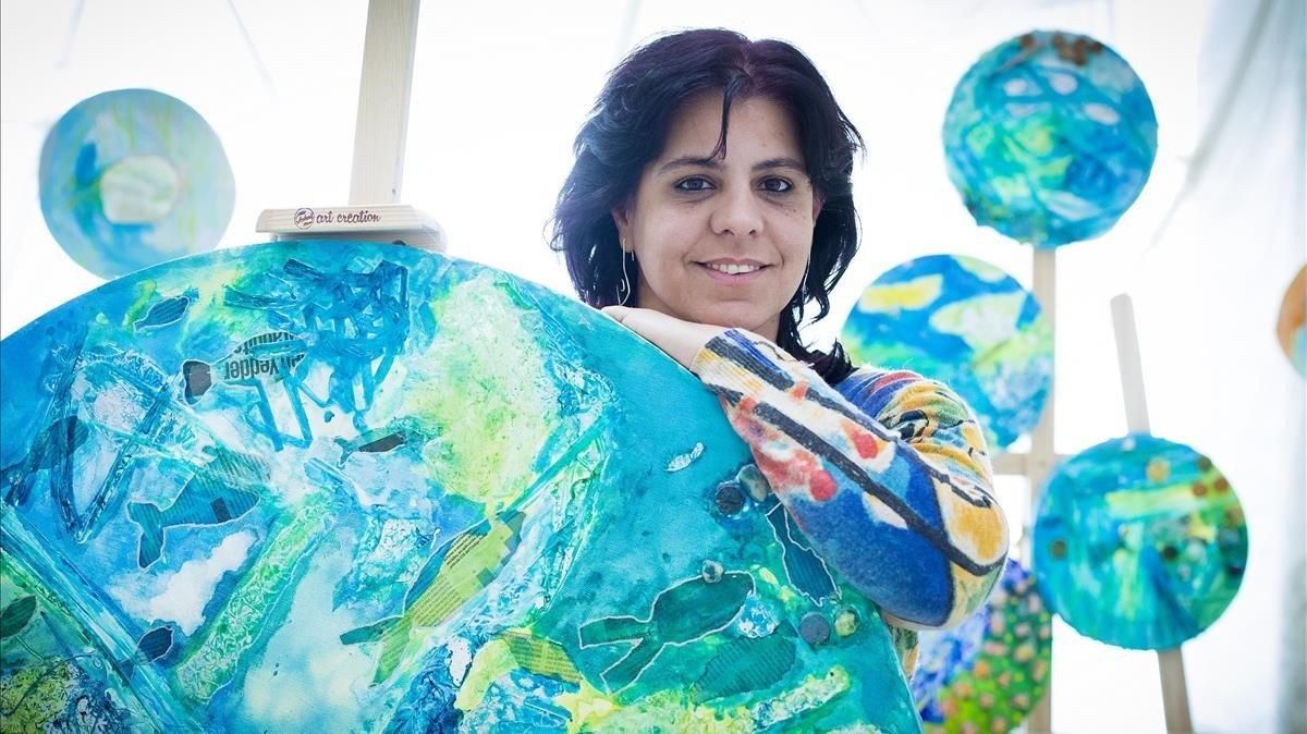 La pedagoga Eva Vilanova, responsable del proyecto ’Tiretades’. La pedagoga Eva Vilanova, responsable del proyecto ’Tiretades’.