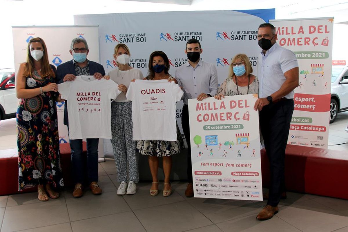 Presentación de la ’Milla del Comerç’ de Sant Boi Presentación de la ’Milla del Comerç’ de Sant Boi