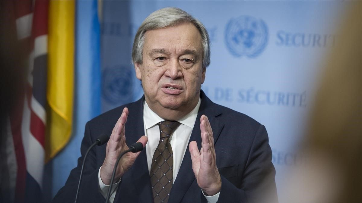 Foto de archivo del actual secretario general de la ONU, Antonio Guterres. Foto de archivo del actual secretario general de la ONU, Antonio Guterres.