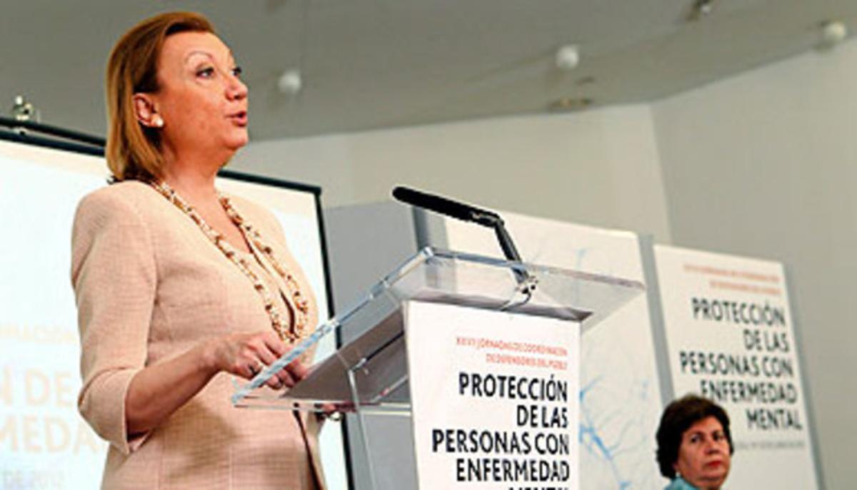 La presidenta de Aragón, Luisa Fernanda Rudi.
