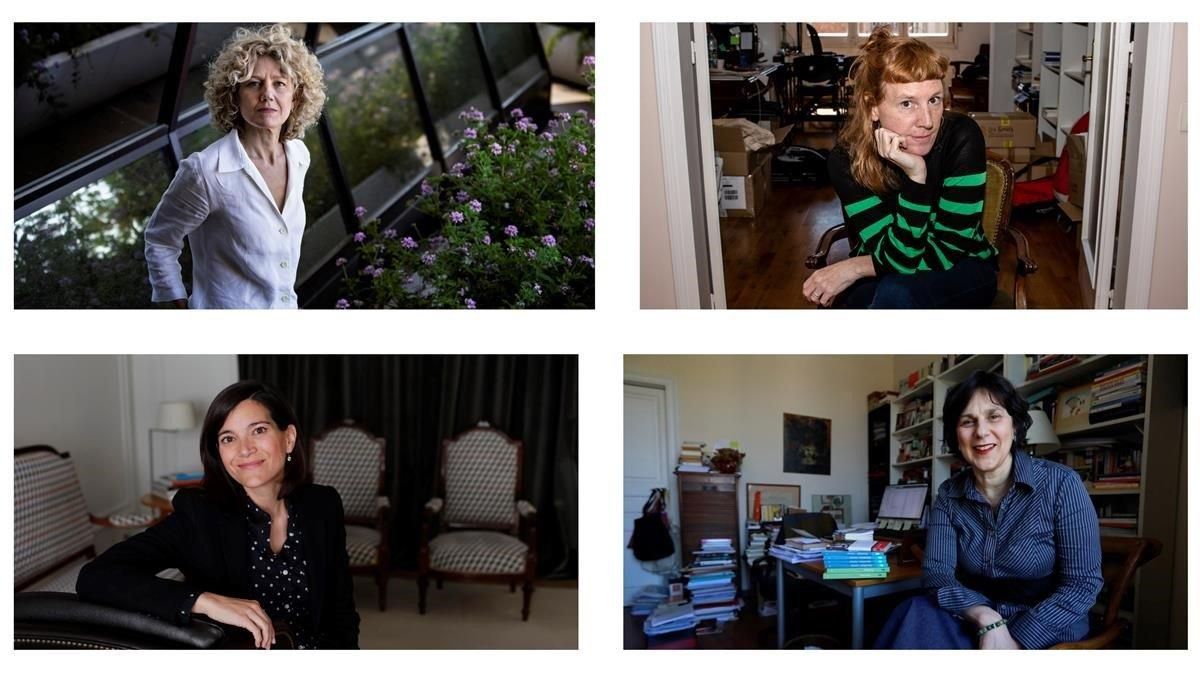 De izquierda a derecha y de arriba abajo, Elena Ramírez, Eugènia Broggi, Sandra Ollo y Valeria Bergalli. De izquierda a derecha y de arriba abajo, Elena Ramírez, Eugènia Broggi, Sandra Ollo y Valeria Bergalli.