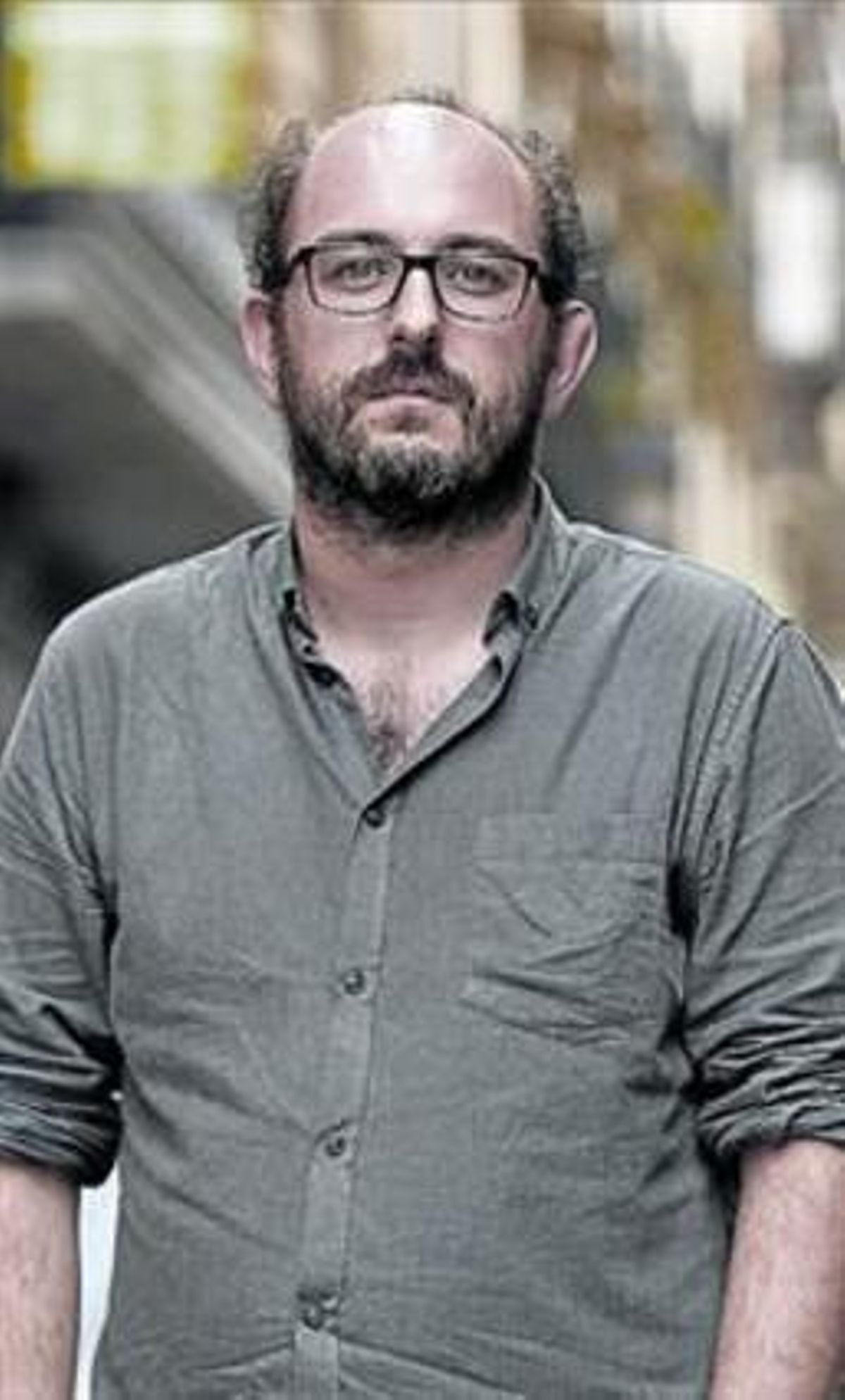 Borja Cobeaga, ayer en San Sebastián. Borja Cobeaga, ayer en San Sebastián.