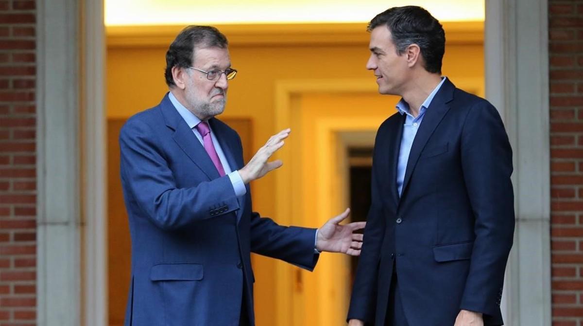 PSOE i C's s'alineen amb Rajoy en un front comú contra l'1-O
