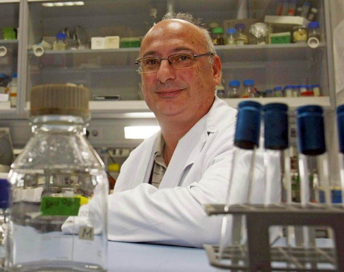 El microbiólogo Francis Mojica en su despacho de la Universidad de Alicante El microbiólogo Francis Mojica en su despacho de la Universidad de Alicante