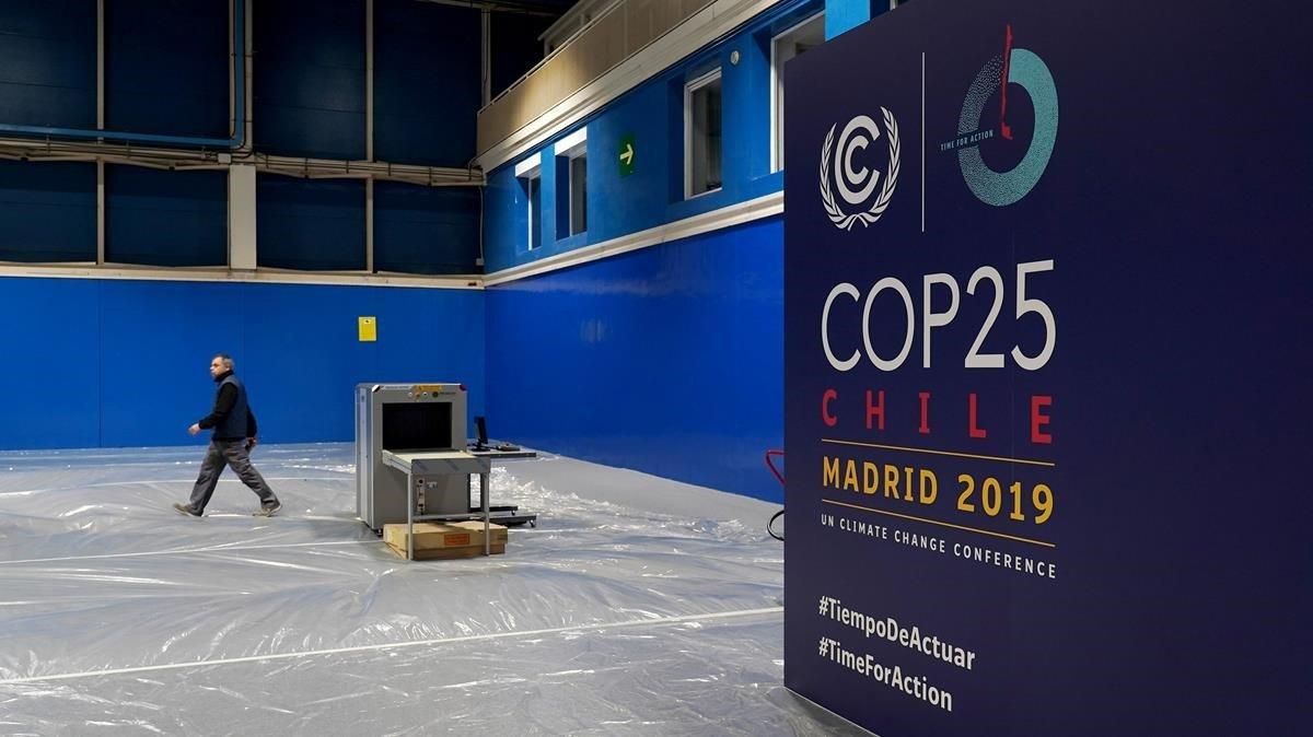 Preparativos de la Cumbre del Clima de Madrid COP 25 en recinto ferial de Ifema. Preparativos de la Cumbre del Clima de Madrid COP 25 en recinto ferial de Ifema.
