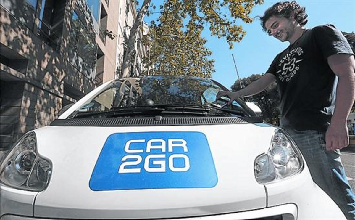 Un coche de Car2Go en Madrid.
