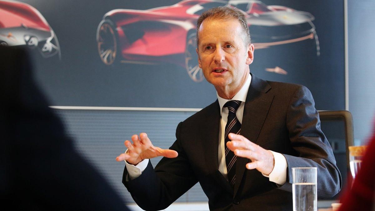 Herbert Diess, CEO del Grupo Volkswagen. Herbert Diess, CEO del Grupo Volkswagen.