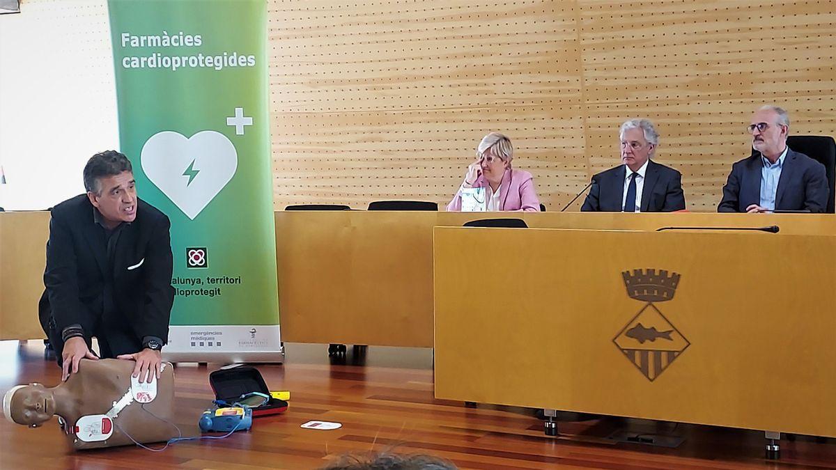 Ejemplo de reanimación cardiorespiratoria en el Ayuntamiento de Mollet del Vallè