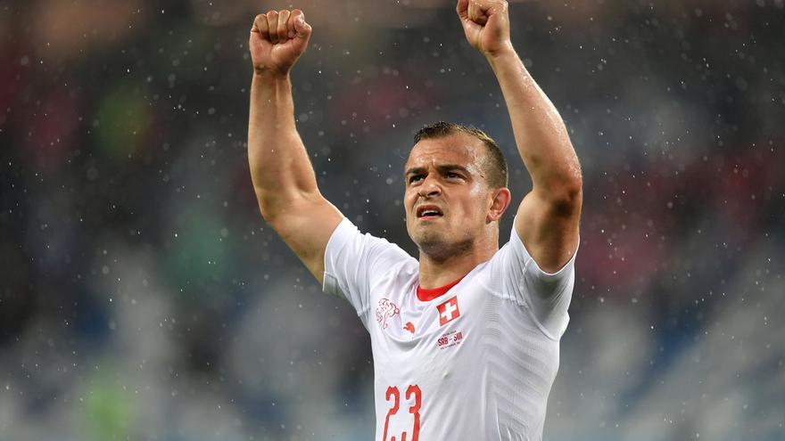 Shaqiri, Xhaka y Leichsteiner, multados por su celebración ante Serbia