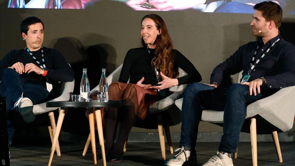 Carlota Pi, de Holaluz, en uno de los actos del Tech Spirit, auer. Carlota Pi, de Holaluz, en uno de los actos del Tech Spirit, auer.