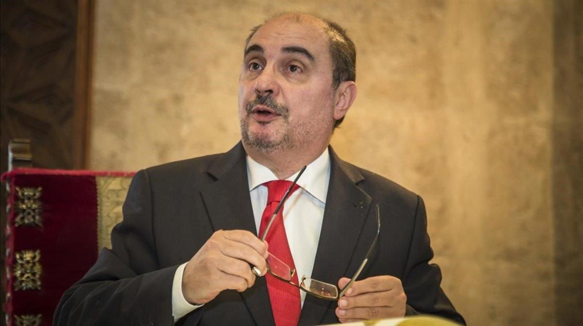 El presidente de Aragón, Javier Lambán. El presidente de Aragón, Javier Lambán.