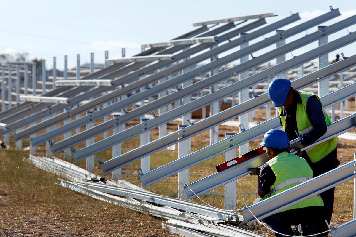 Imagen de unas instalaciones solares de Iberdrola en Portugal.