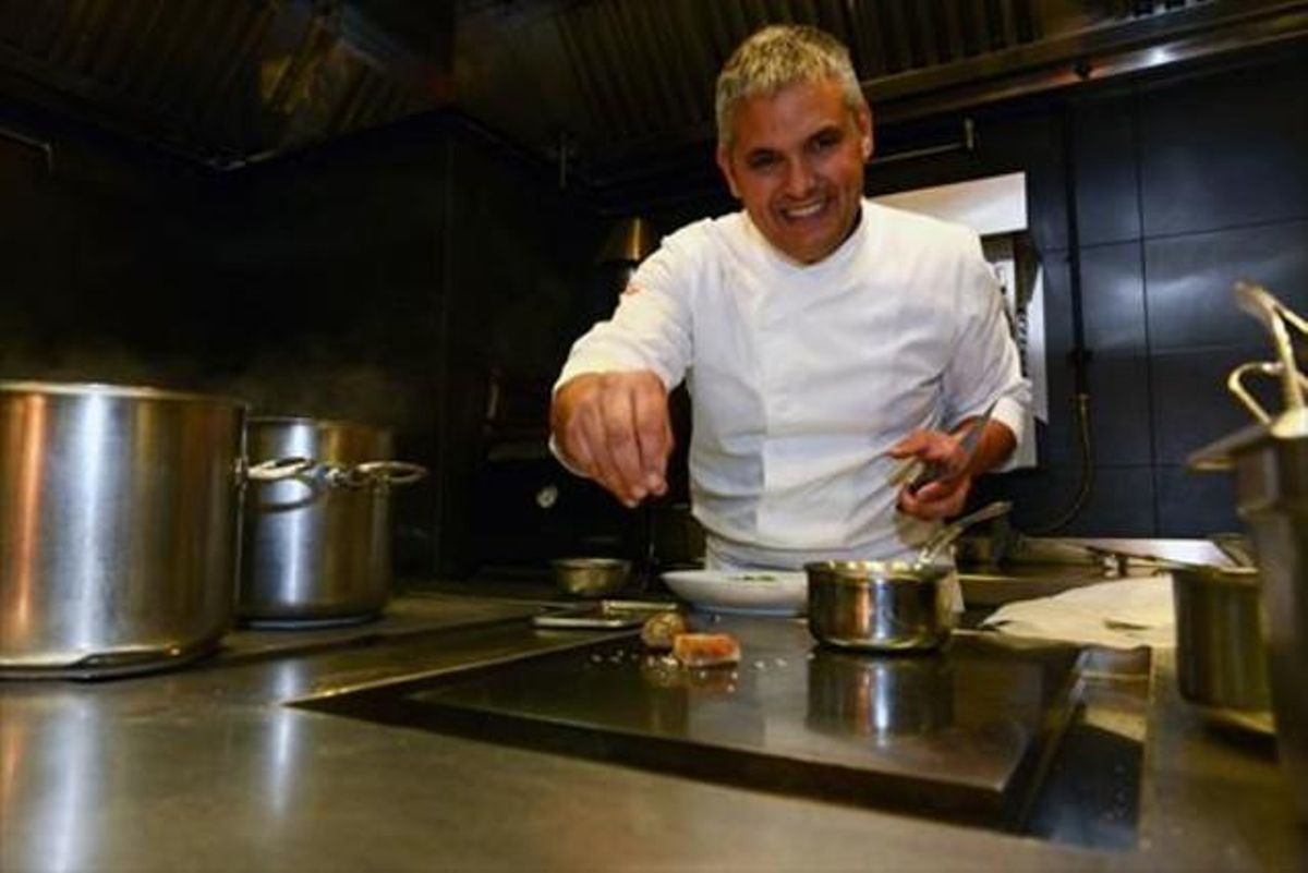 Nandu Jubany, que celebra 20 años de Can Jubany, en la cocina. Nandu Jubany, que celebra 20 años de Can Jubany, en la cocina.
