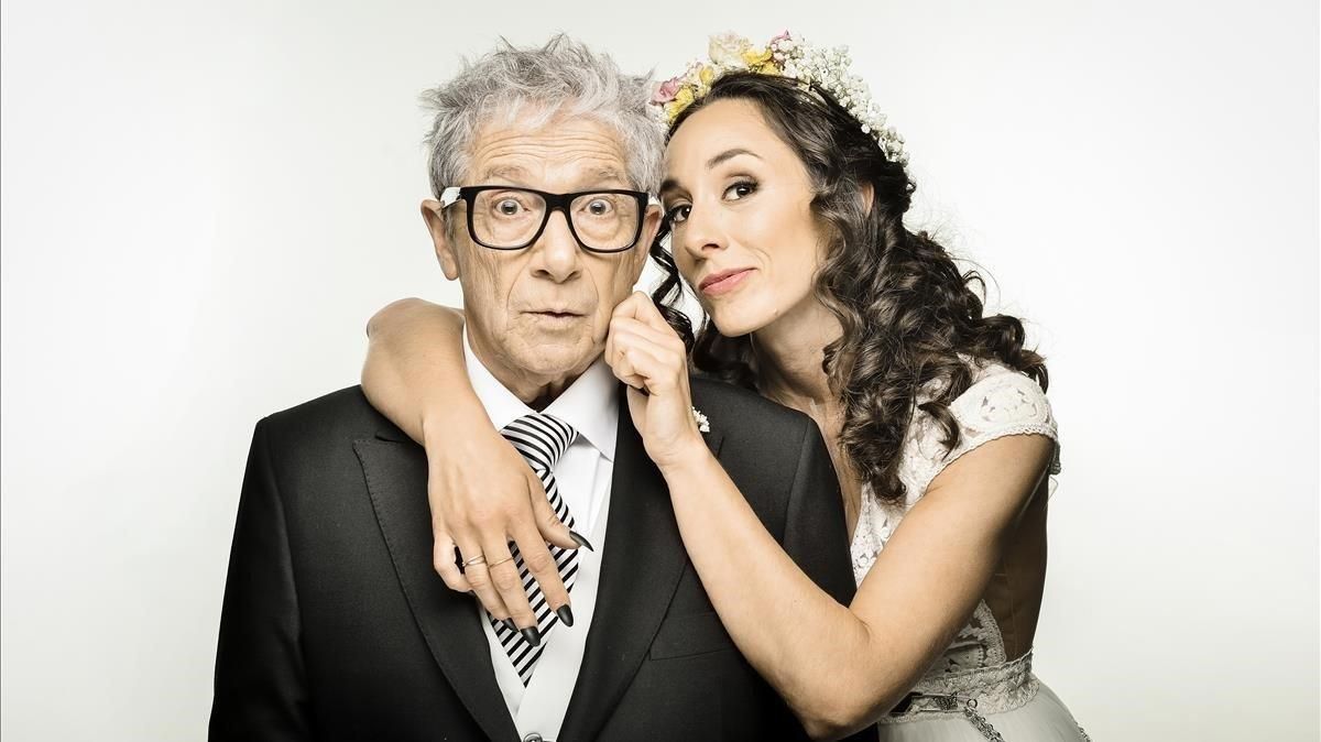 Joan Pera y Anna Carreño son padre e hija en ’El pare de la núvia’. Joan Pera y Anna Carreño son padre e hija en ’El pare de la núvia’.