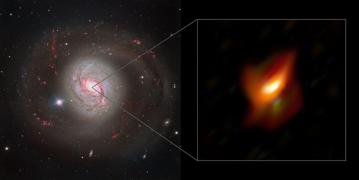 Descobert un forat negre supermassiu que revela secrets dels centres galàctics