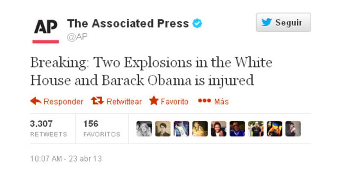 Un 'hacker' desata el pánico al informar de dos explosiones que hieren a Obama