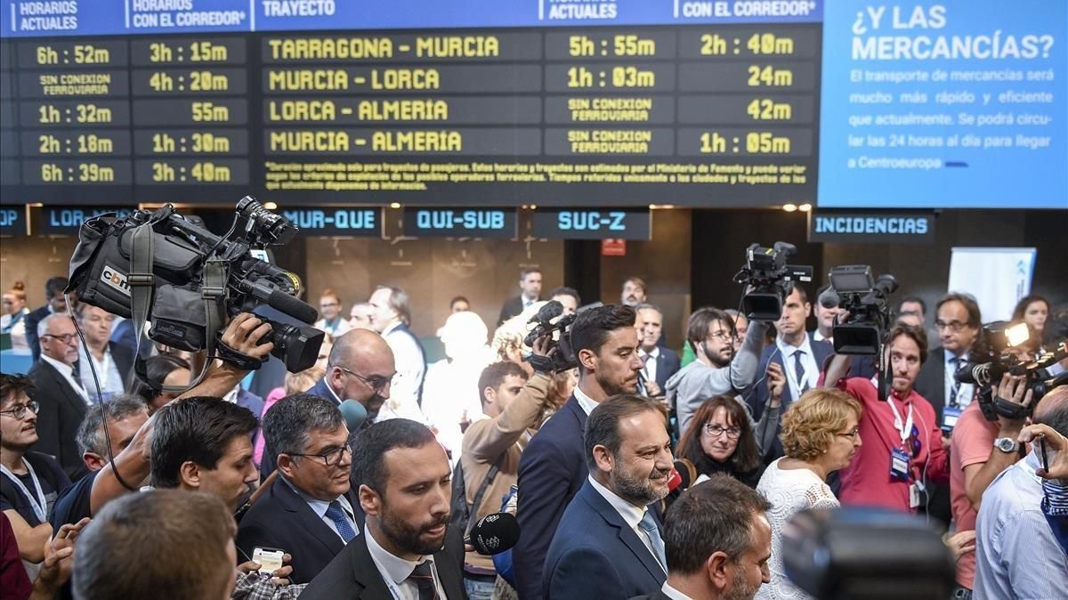 Foment preveu que el Corredor Mediterrani Algesires-França estigui a punt el 2021 Foment preveu que el Corredor Mediterrani Algesires-França estigui a punt el 2021