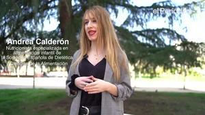  La nutricionista Andrea Calderón da las claves para afrontar con una alimentación saludable en casa la cuarentena decretada en los colegios de Madrid,