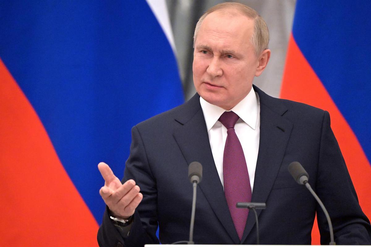 El presidente ruso Vladimir Putin, durante una reciente conferencia de prensa.
