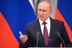 El presidente ruso Vladimir Putin, durante una reciente conferencia de prensa.