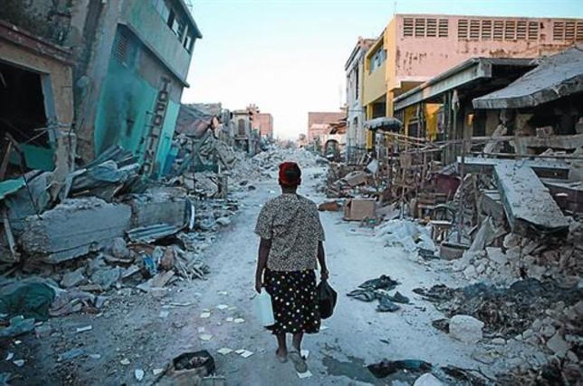 Una imagen del reportaje de Damon Winter sobre el terremoto de Haití. Una imagen del reportaje de Damon Winter sobre el terremoto de Haití.