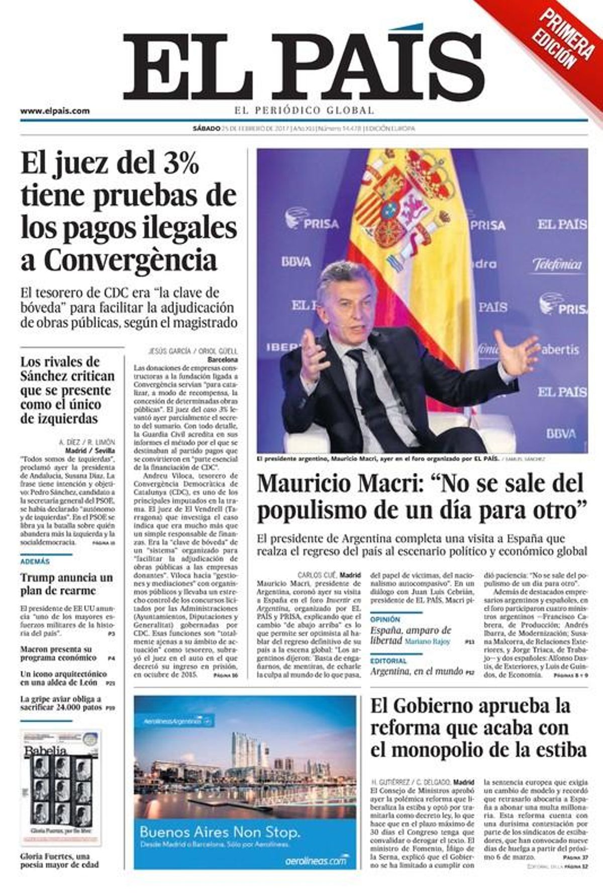 "Un contratista implica por primera vez a Mas ante el juez por la trama del 3%", dice 'El Mundo' "Un contratista implica por primera vez a Mas ante el juez por la trama del 3%", dice 'El Mundo'