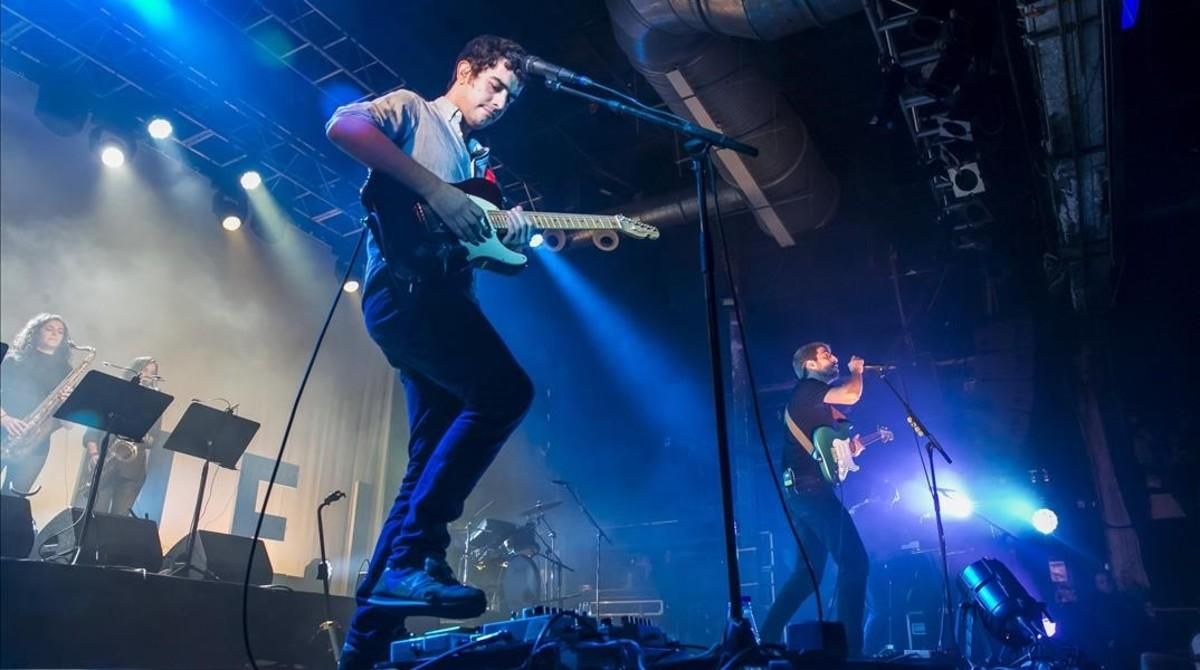 Un momento de la actuación de Manel en Razzmatazz. Un momento de la actuación de Manel en Razzmatazz.