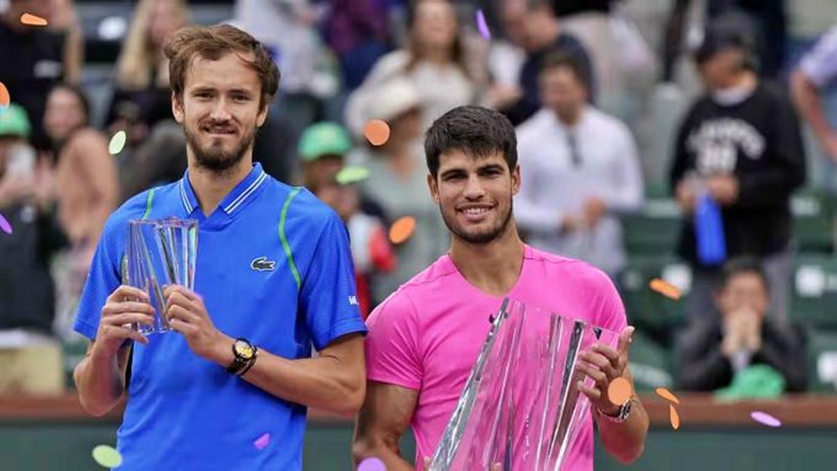 Medvédev s’apunta a Barcelona junt amb Alcaraz i Nadal Medvédev s’apunta a Barcelona junt amb Alcaraz i Nadal