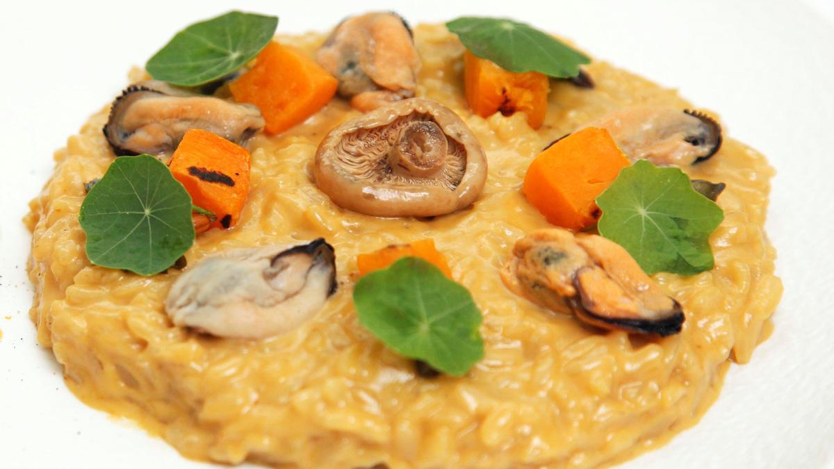 Receta de arroz de calabaza y 'shropshire'