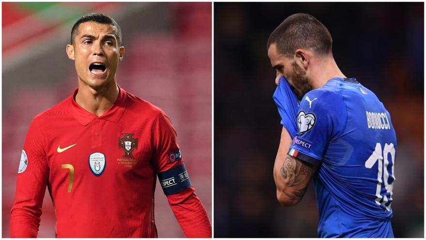 Itália ou Portugal vão ficar de fora do Mundial no Qatar após empate diabólico