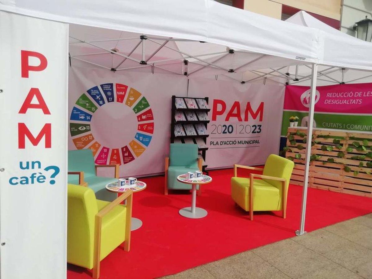 Foto de la carpa del PAM. Foto de la carpa del PAM.