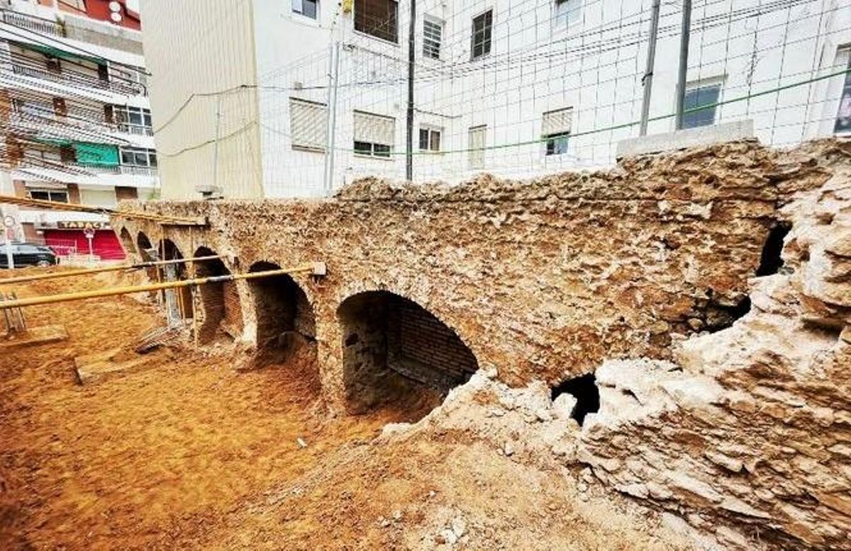 Espacio arqueológico romano hallado en Badalona. Espacio arqueológico romano hallado en Badalona.